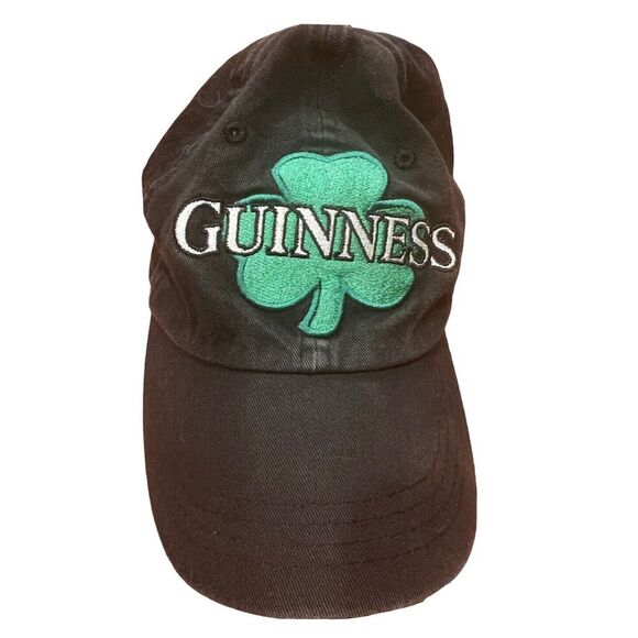 Guinness Beer Hat Cap St James Gate Dublin Ireland Adjustable Shamrock Baseball - Picture 1 of 7